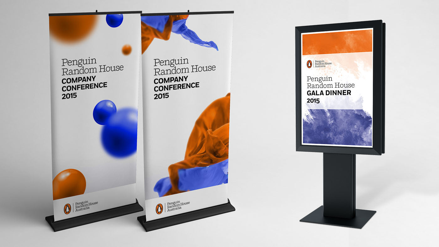 PRH 2015 company conference pull up banners and screen intro
