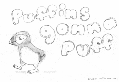 Puffins gonna puff animation