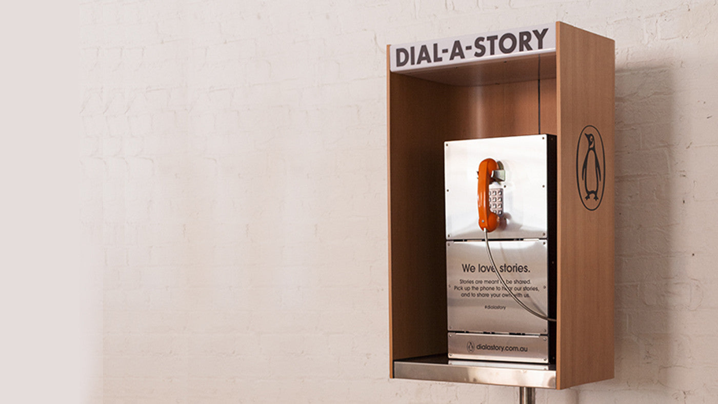 Dial-A-Story phone booth