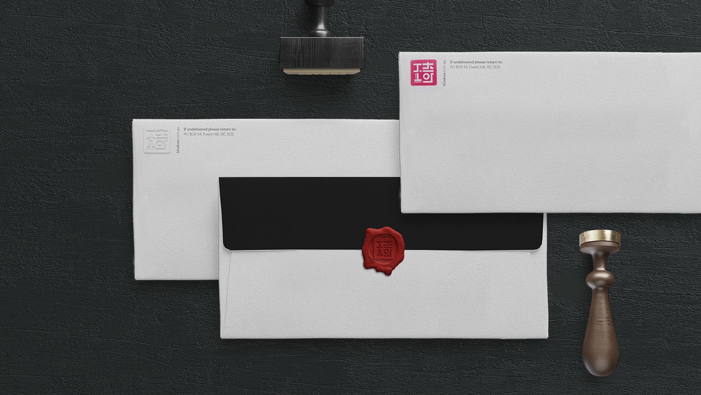 Envelope design for Kloskee