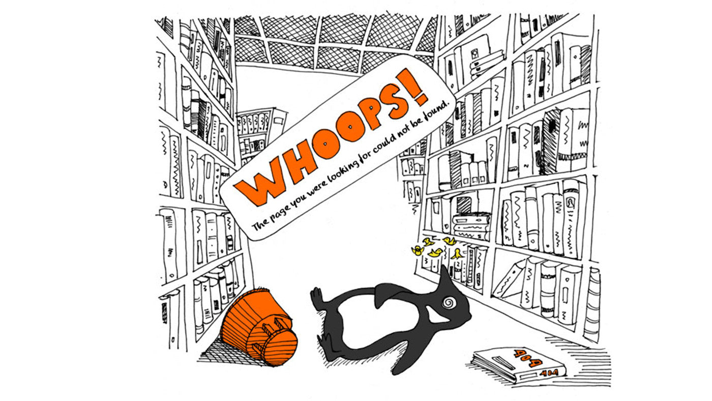 Penguin Books Australia website 404 page illustration